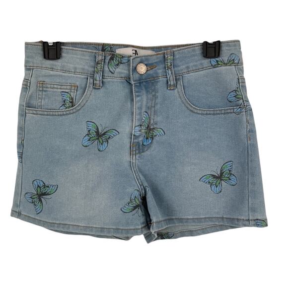 Flying angel Pants - Flying Angel shorts butterfly denim blue size 7/28